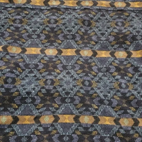 Columbia Steens Jacket Southwest Aztec Tribal Zip Up Fleece Blue Mens Sz L Large - Picture 12 of 13